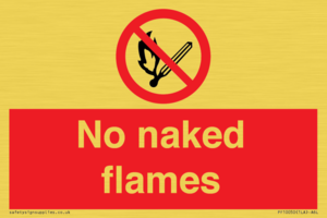 No naked flames